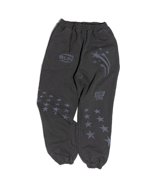 MUSINSA  SUNDAY FRUIT MARKET STAR PIGMENT SWEAT PANTS CHARCOAL