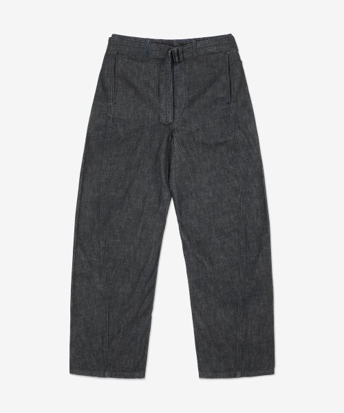 MUSINSA | LEMAIRE Common twist belt pants - denim indigo 