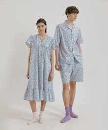 (couple) Breeze Short Pajama Set + One-piece