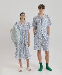 (couple) Mont Blanc Short Pajama Set + One-piece