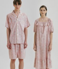 [모달] (couple) Sea Salt Short Pajama Set + One-piece