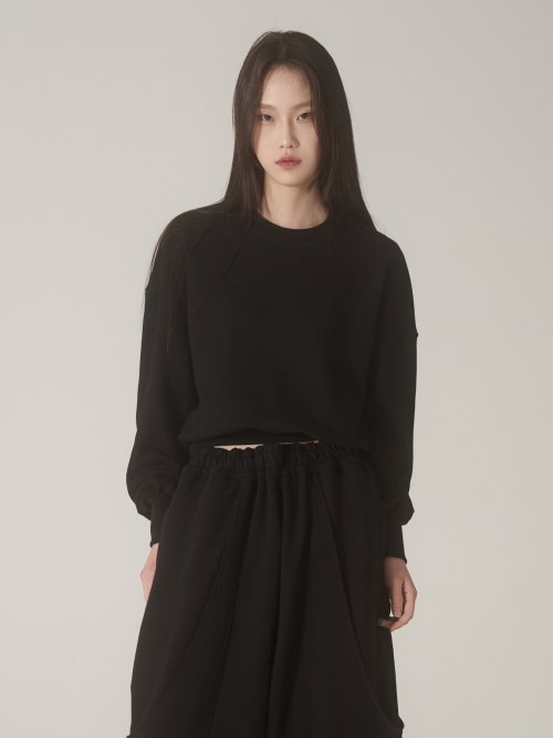 Свитшот с логотипом, BLACK
