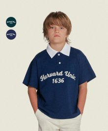 2color 하버드 크루 피케 티셔츠 HMTS-34109