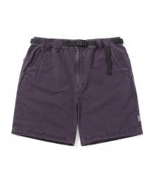 Belted Dying Short Purple