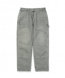 Faded Carpenter Pant Olive Grey