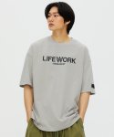 라이프워크(LIFEWORK) 박스로고 반팔 티셔츠