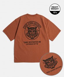 Hell Cats Heavyweight Tee Burnt Orange