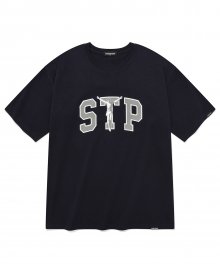SP STP 로고 티셔츠-네이비