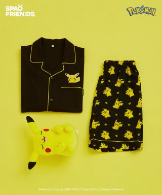 스파오(SPAO) (포켓몬) 자 이제 시작이야 내꿈을 잠옷(BLACK)_SPPPD25U10