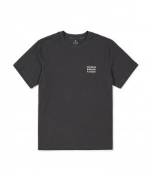 S23MMCTS75 퀵드라이 캠핑 반팔 티셔츠 Charcoal