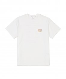 S23MMCTS75 퀵드라이 캠핑 반팔 티셔츠 White