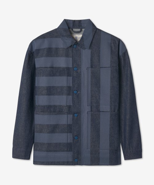 Принтованная джинсовка - Blue:Dark Navy / CRTWXOUW013DEN0107560
