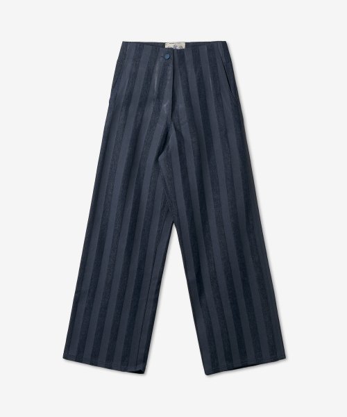 Джинсовый комбинезон с принтом - Blue:Dark Navy / CRTWWOUW010DEN0107560