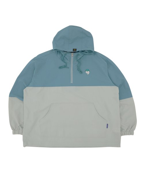 [UP9071] Тканый анорак Turkey Blue