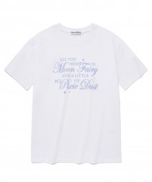 MF LETTERING LOGO TEE-WHITE