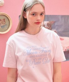 MF LETTERING LOGO TEE-PINK