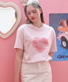 MF SKETCH HEART TEE-PINK