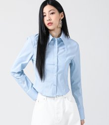 Ava line shirt BLUE