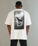 범(BEOM) 폴인러브 오버핏 티셔츠 화이트