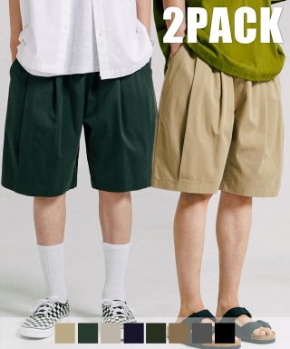 제멋(JEMUT) [패키지] 노즈 텐셀코튼 투턱 버뮤다 숏팬츠 8종 2PACK KJSP2480