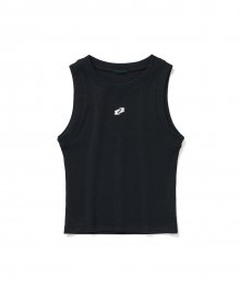 Women mini logo top [black]