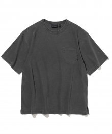 pigment pocket s/s tee charcoal