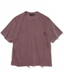 pigment pocket s/s tee red