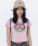 마조팩토리(MAJO FACTORY) Cherry Flavor T-Shirt [Pink]