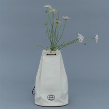 Canvas bucket bag