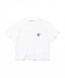 RCC Logo Crop T-shirt [WHITE]
