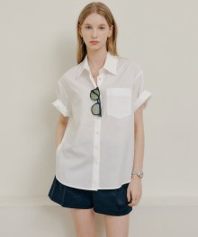 모니카 하프 슬리브 셔츠 / MONICA HALF SLEEVE SHIRT _3colors