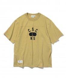 c.s.c. s/s tee butter gold