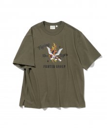 flying tiger s/s tee olive