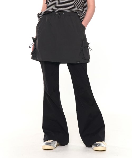 COLORS SKIRT PANTS (BLACK)