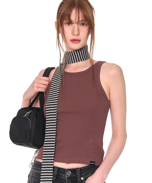 STRIPE MUFFLER (GRAY)