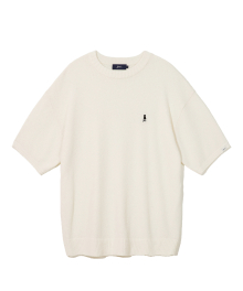 [COOL] HERITAGE DAN ROUND NECK BOUCLE SS KINT IVORY