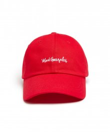 Color Ball Cap - RED