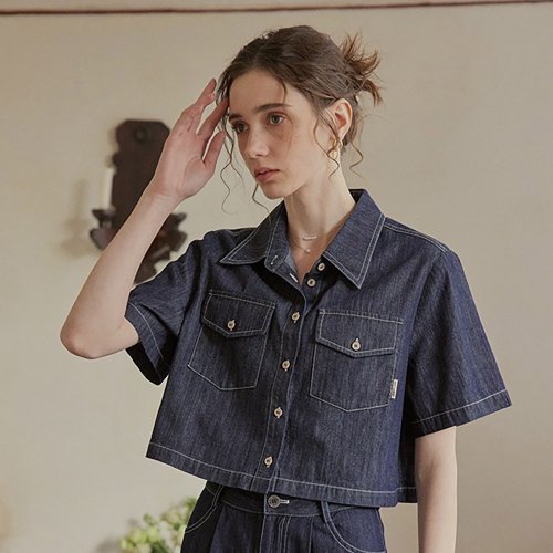프라우드 마리(PROUD MARY) PM_Vintage denim two piece set_shirt - 134,000 | 무신사 스토어