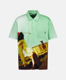 Golfer Jersey Shirt Blue