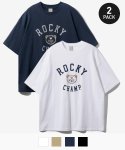 페플(FP142) [2PACK] 플로우 락키 챔피온 반팔 티셔츠 4종 2PACK YKST1403