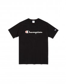 [ASIA] Champion로고 반팔티셔츠 (BLACK) CKTS3E014BK