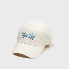 NICE LIFE BALL CAP (Cream)