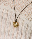 하스(HAS) HA049 Volume heart long necklace