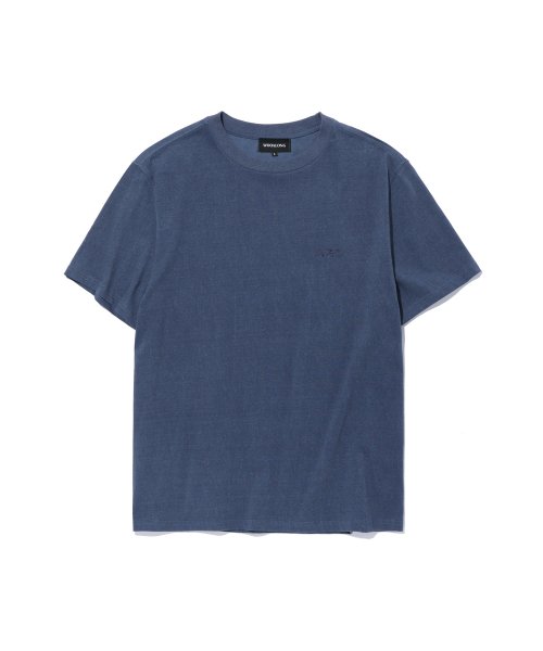 ★2023SS新作★WOOALONG★Slash pigment relax fit T-shirt ☆2023SS新作☆WOOALONG☆Slash pigment relax fit T-shirt
