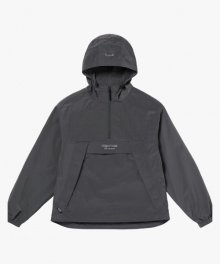 RIPSTOP HOODED ANORAK-CHARCOAL