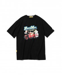 [Pat&Mat] Flying Car T-shirt(BLACK)