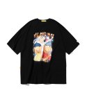 메인부스(MAINBOOTH) [Pat&Mat] Black Hole Oversized T-shirt(BLACK)