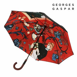 조지가스파(GEORGES GASPAR) 60 마티스 붉은색의 조화 이중지 장우산 LUGGU1005...