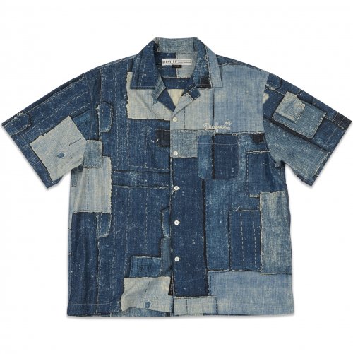 DV.LOT 682 INDIGO BORO рубашка