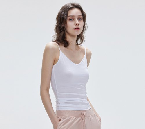 DAILY V NECK INNER CAMI 3COLORS(W)